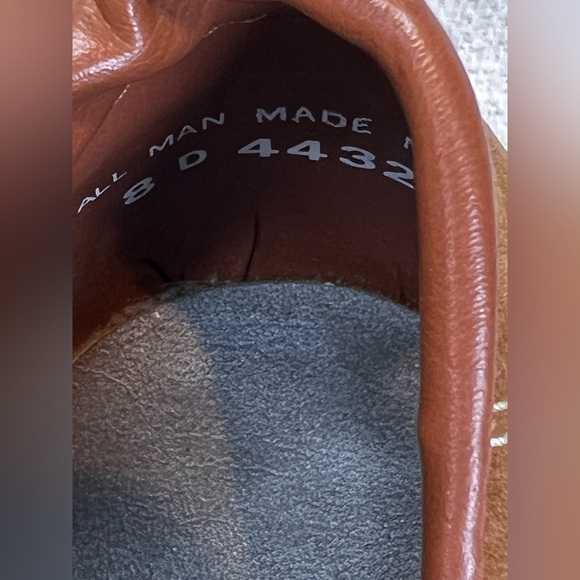 Suburbans vintage faux suede lace up shoes sneakers mens size 8 USA made retro - Picture 7 of 10